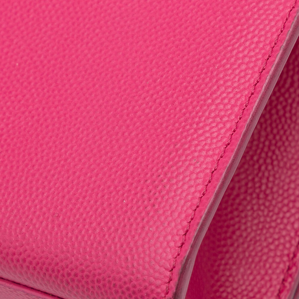 Auth Saint Laurent Small Kate Pink Calf #139165S10B - Picture 15 of 15